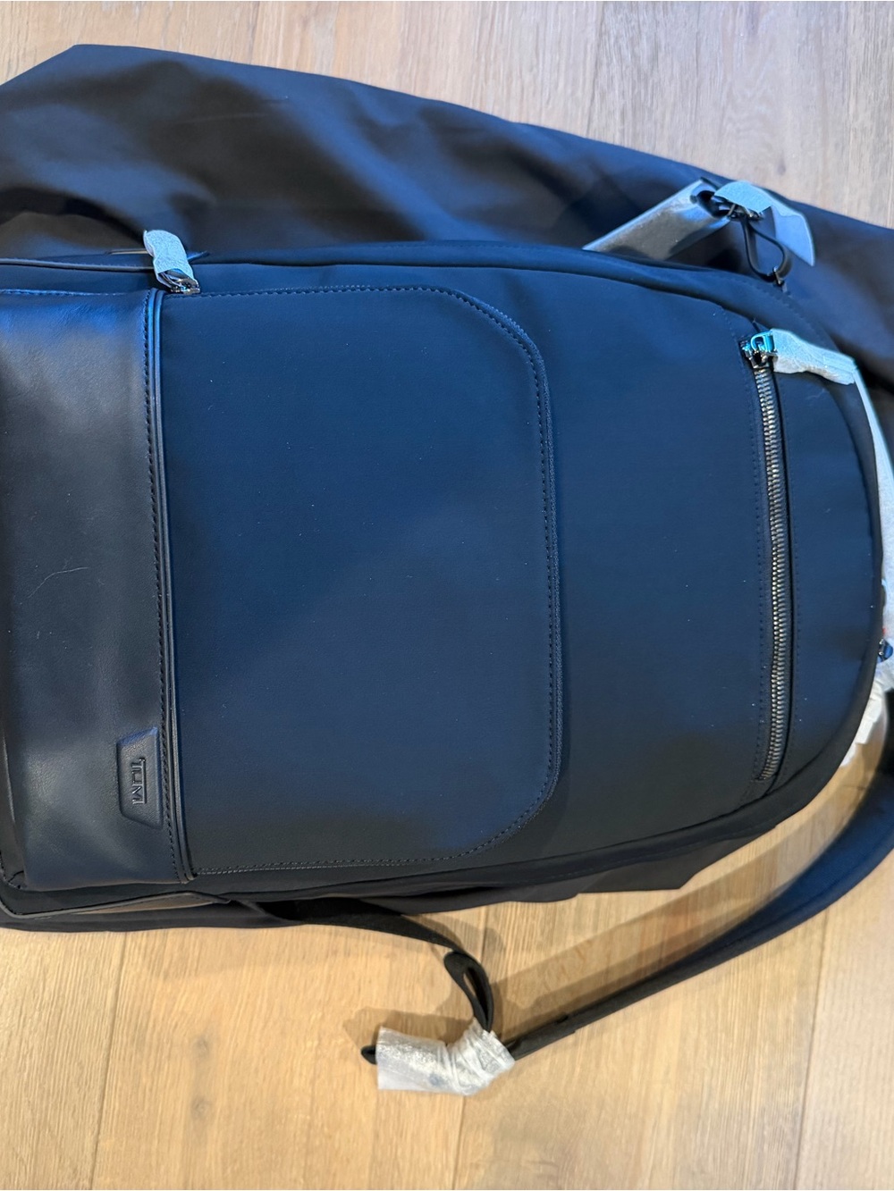 Tumi Black Harrison Backpack with Front Zip